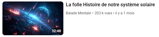 capture écran de la vidéo la folle histoire de notre systeme solaire